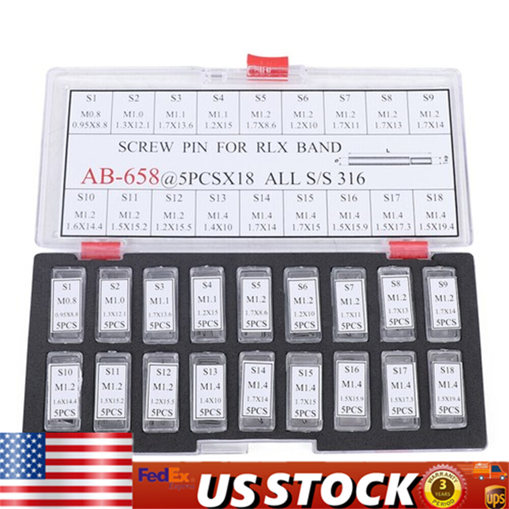 Stainless Pins For Rolex Datejust Submariner Oyster Jubilee Band Link Assortment