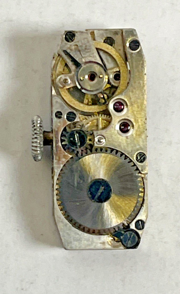 Vintage Suizo 935 Silver Hallmark Ladies Wrist Watch Art Deco 1920s Not Working