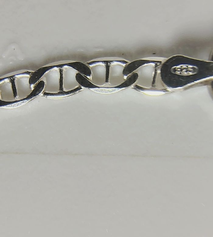 Solid 925 Sterling Silver 10.80 in Pocket Watch Chain – Toggle Clasp