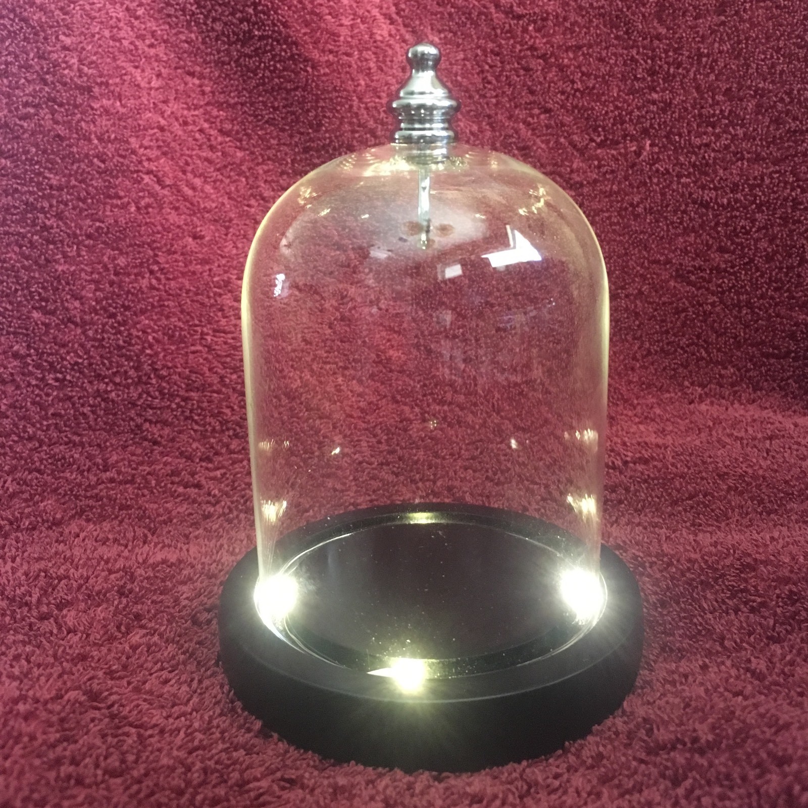 Display Dome With Top Hook And Lighted Base (CR2032 Battery Not Included)