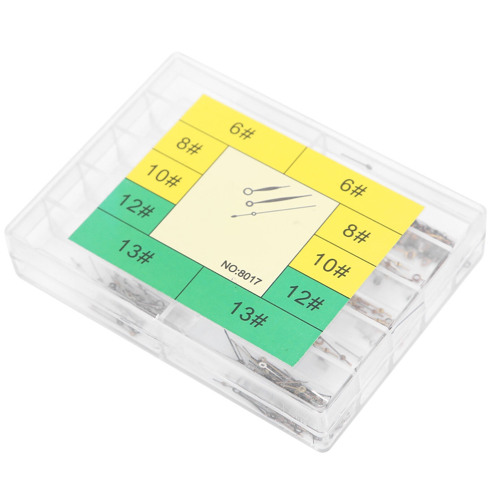 100 Sets /Box #6-#13 8017 Watch Hands Needles Handle For Miyota 2035 Movement