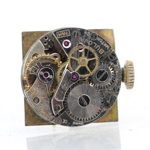 BULOVA cal. 7AM, 17j WRIST WATCH MOVEMENT, RUNS (NO)