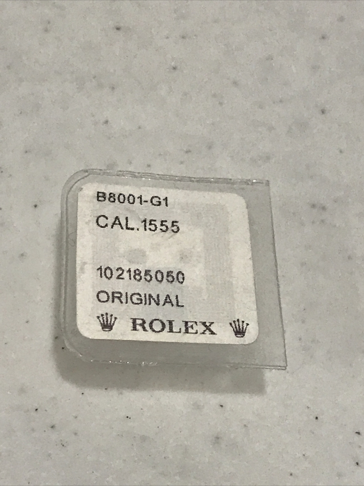 Genuine Rolex 1555 8001 Centre Wheel Part Brand New/ Sealed