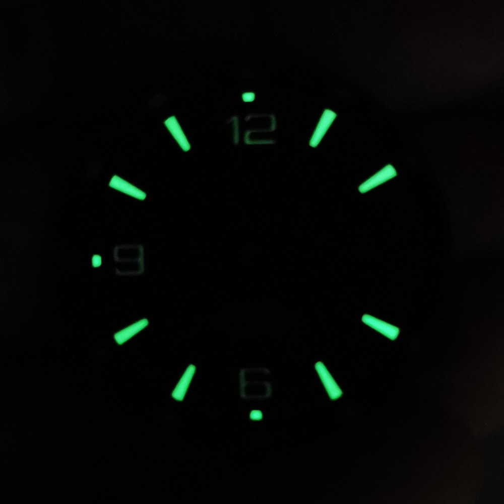 31mm sterile white black blue green watch dial luminous fit NH35 movement