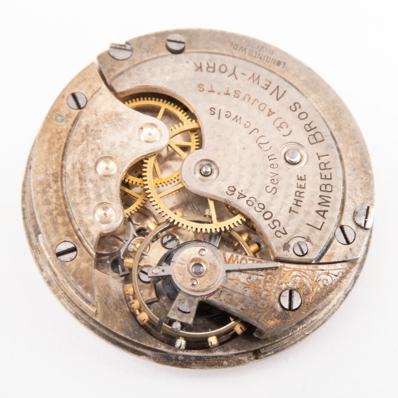 Longines for Lambert Bros 29.6 x 7.2 mm Antique Pocket Watch Movement