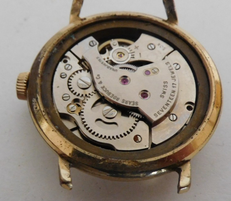 ST 1686 ORVING WATCH RUNNING 17 JEWELS FOR PARTS or REPAIR. USED