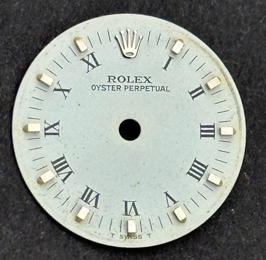 Vintage Rolex Ladies Oyster Perpetual Watch Dial For 24mm No Date