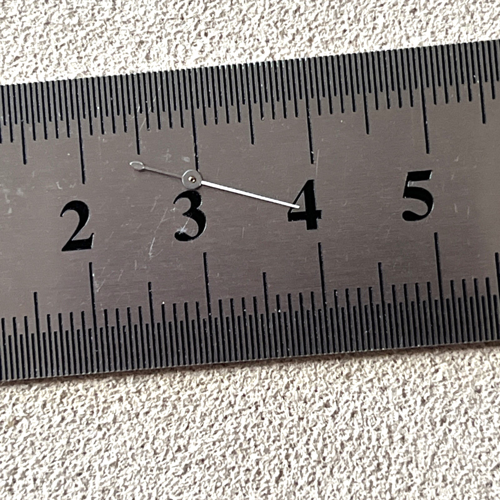 Waltham Watch Second Hand Silver / White 10 mm Total Length 15 mm