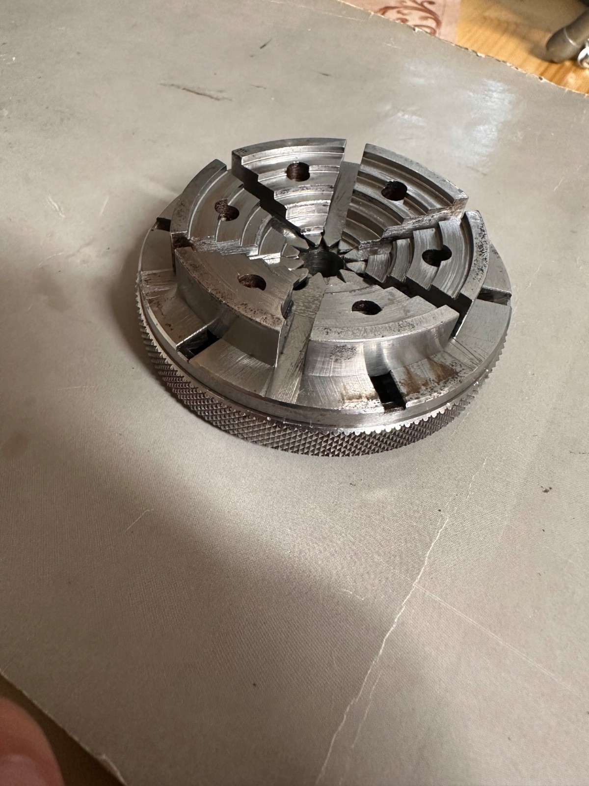 BANI JF bezel Chuck Swiss made 2 3/4″ READ!