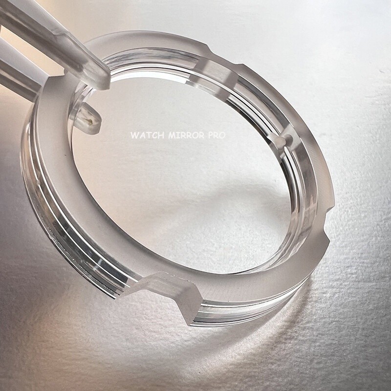 Watch Sapphire Crystal Case Middle Frame for Omega De Ville 431.33.41 40.7mm-