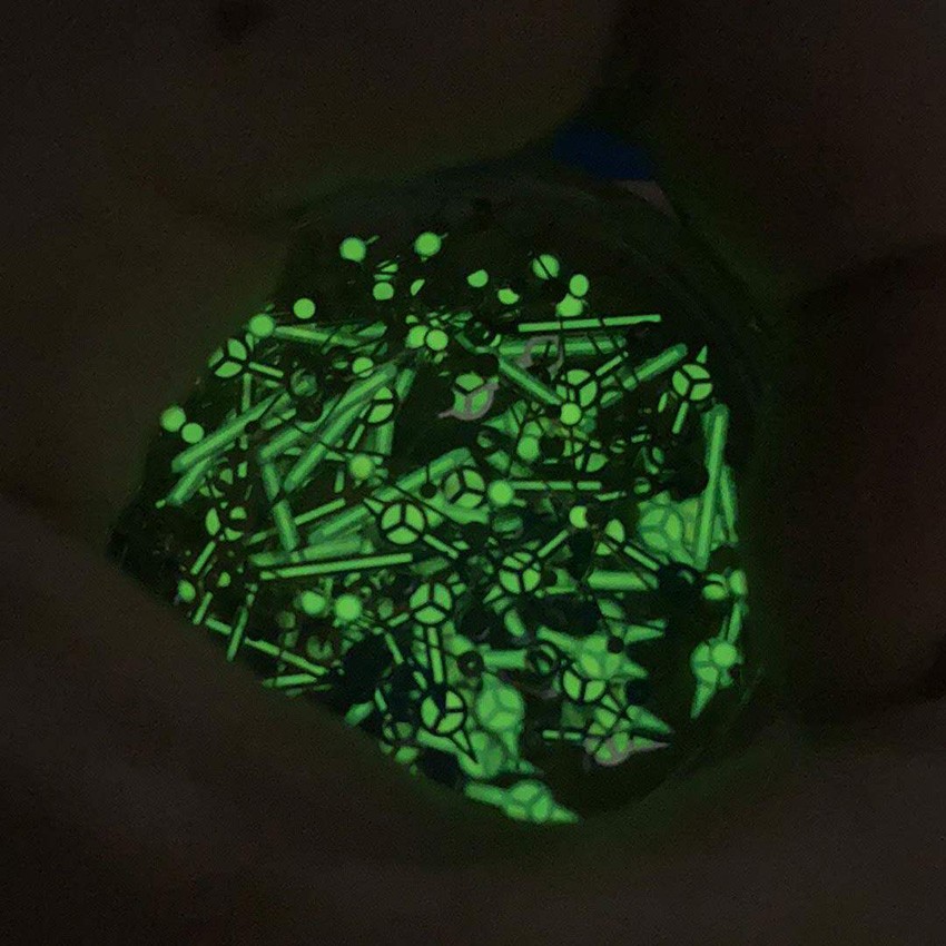 Watch Hands 3-Hand Green Luminous Hands for 8215/8200/Mingzhu 2813/NH35 Movement
