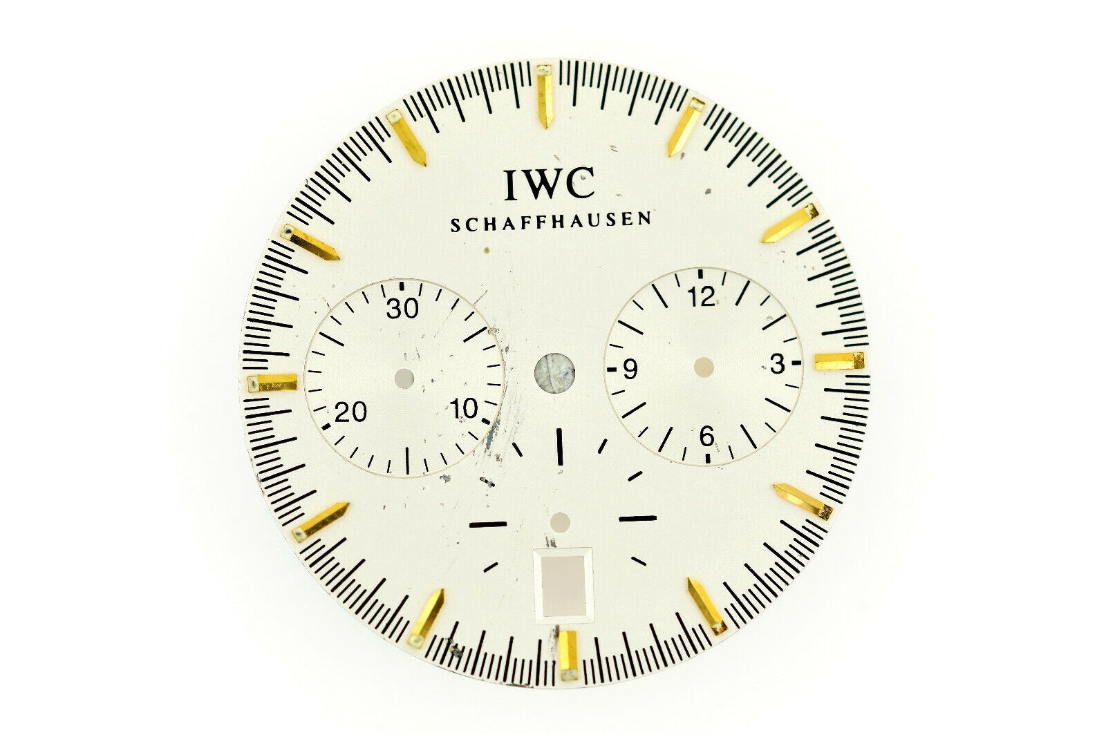 IWC GST Chronograph 3727 Silver Watch Dial 27mm (SO10)