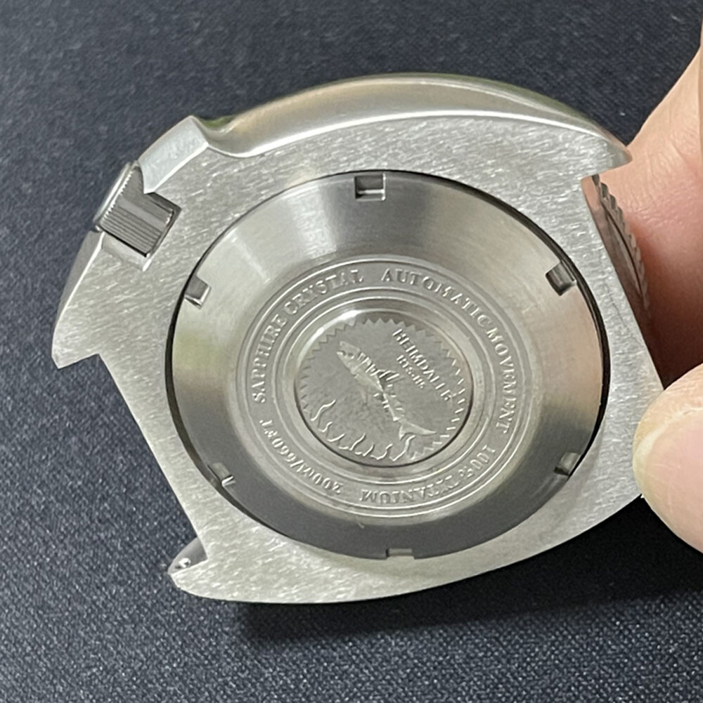 20ATM Titanium Diver Watch Case+Bracelet AR Coating Sapphire Fit For NH35 NH36