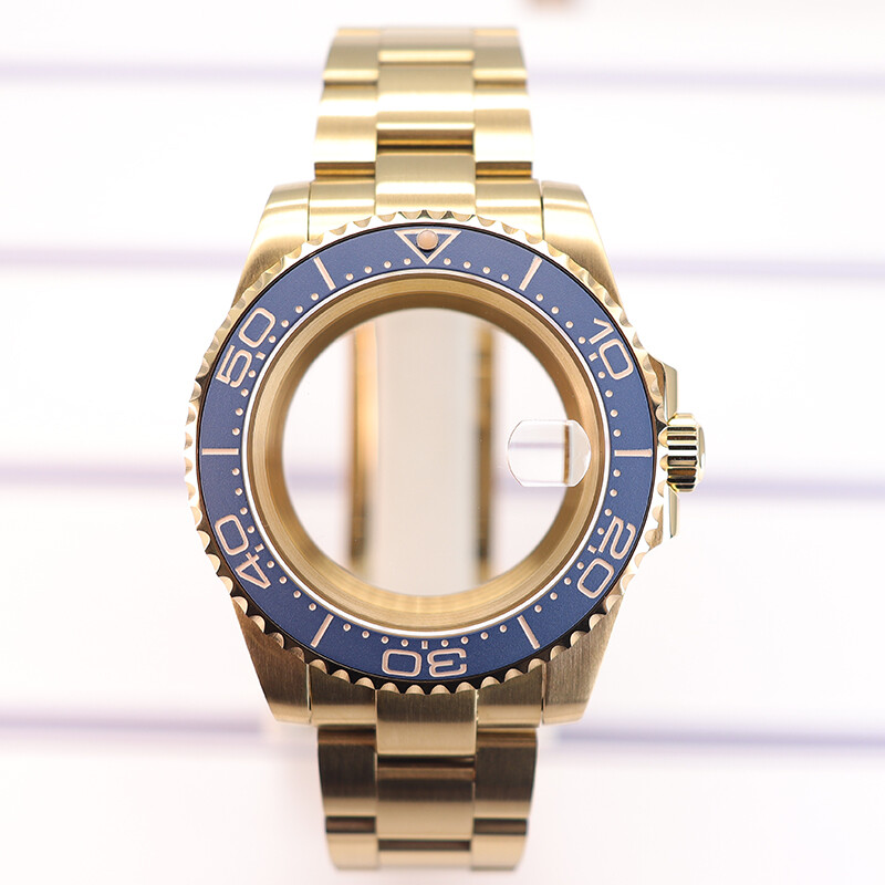 For Nh35/36 8215 2824 Movement 40mm Diver Watch Case Oyster Strap Sapphire Glass