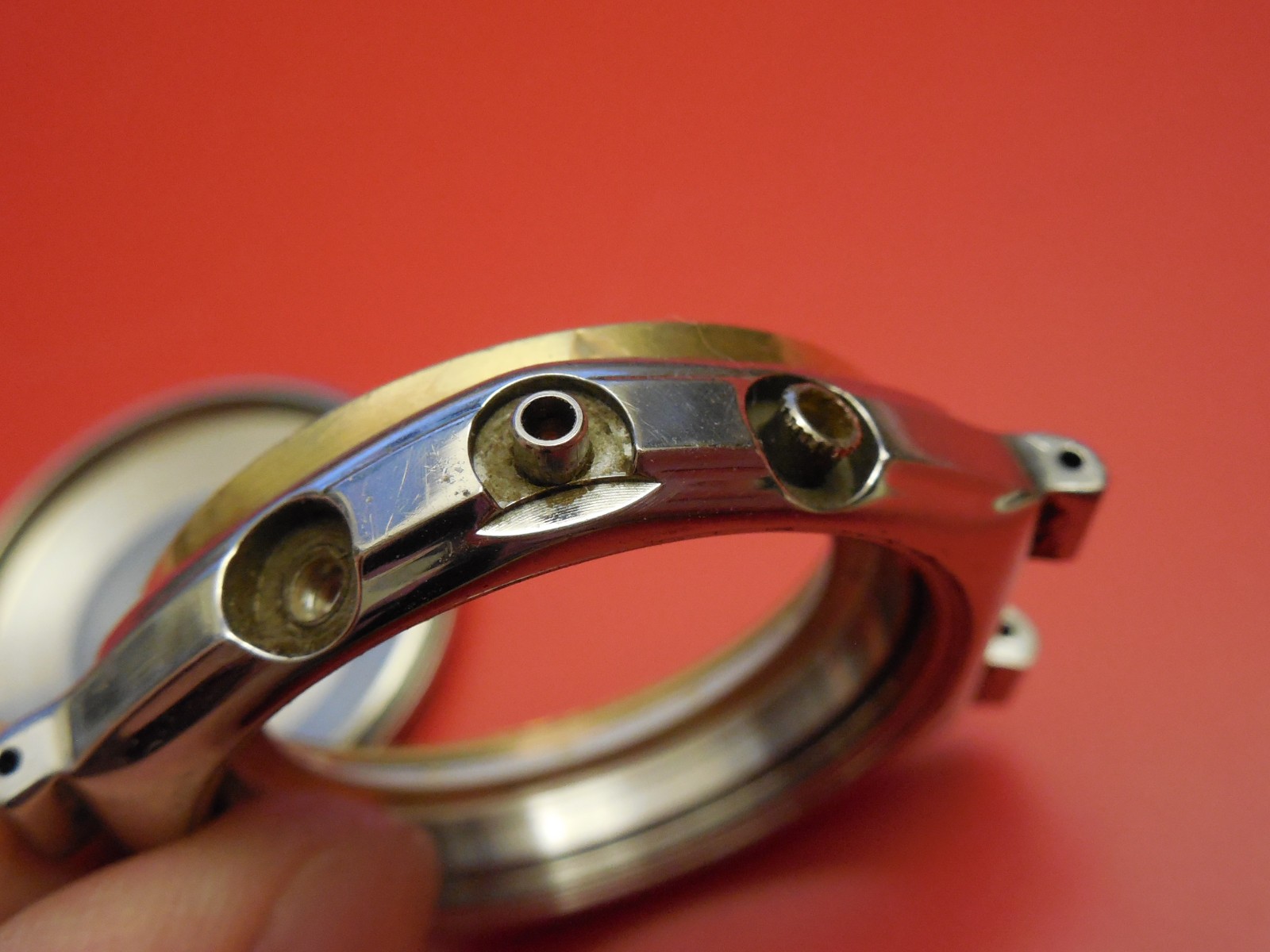 BAUME MERCIER 18K STEEL CHRONOGRAPH FORMULA S CASE PART
