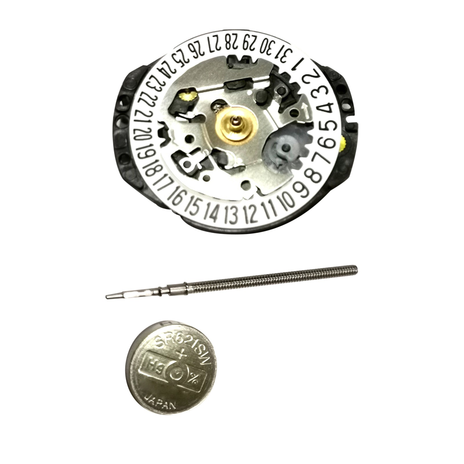 3-Hand Single Calendar Date @ 6 Quartz Watch Movement Kit for Japan VX82 VX82E r