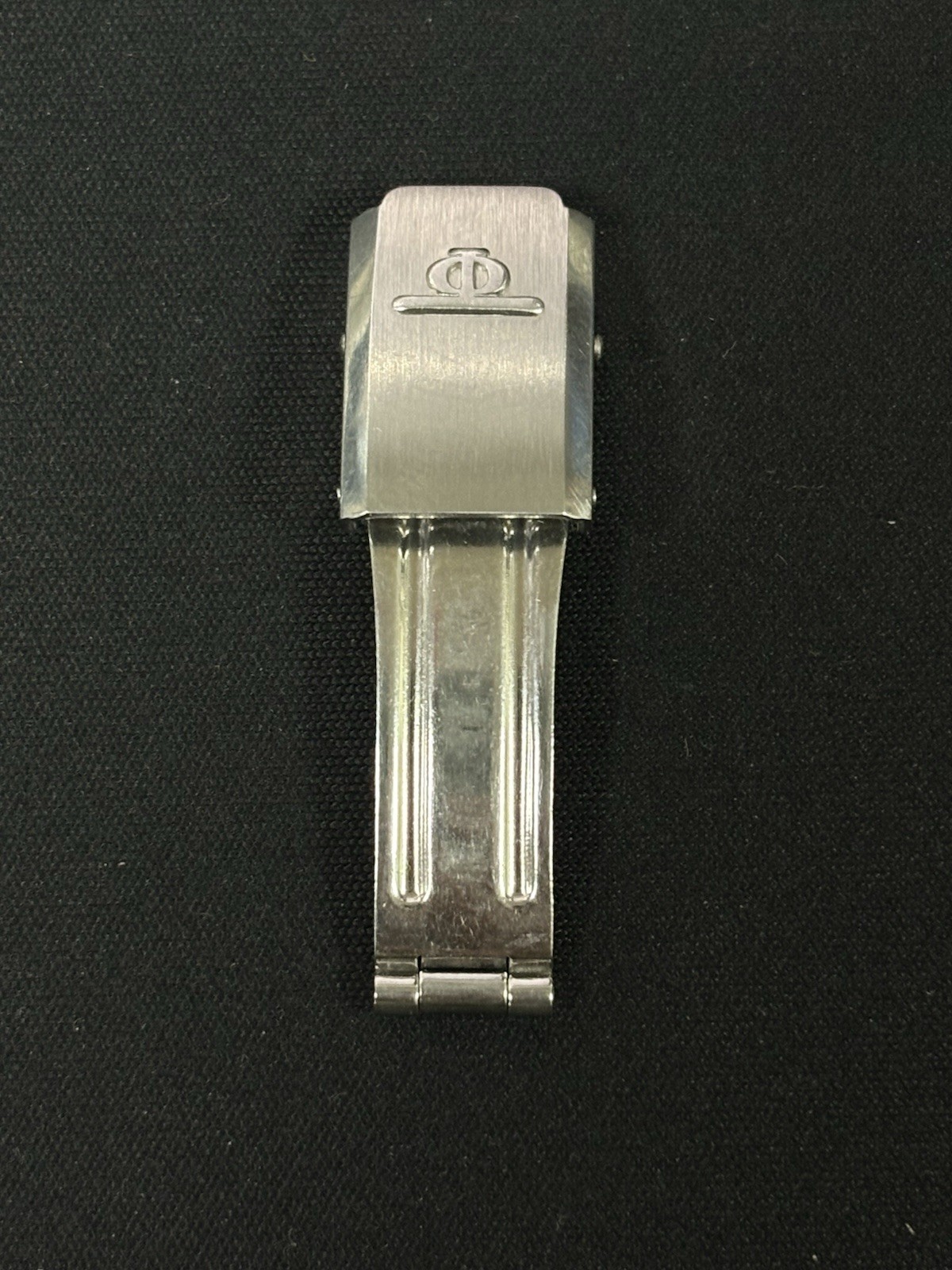 BAUME MERCIER Older Riviera Stainless Steel 10mm Deployment Bracelet Band Buckle