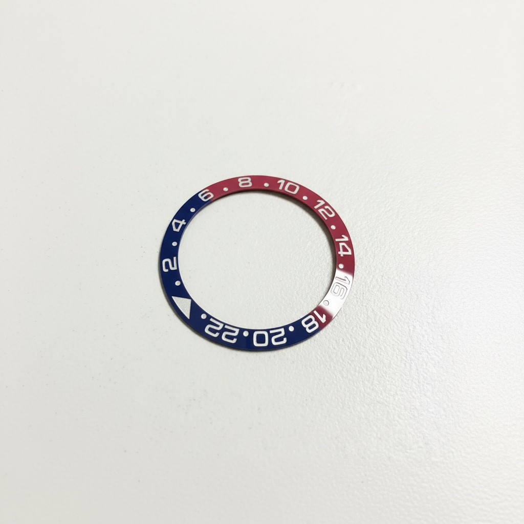 Pepsi Watch Bezel Insert Fits Rolex GMT Master II 116710 126710BLRO Blue Red