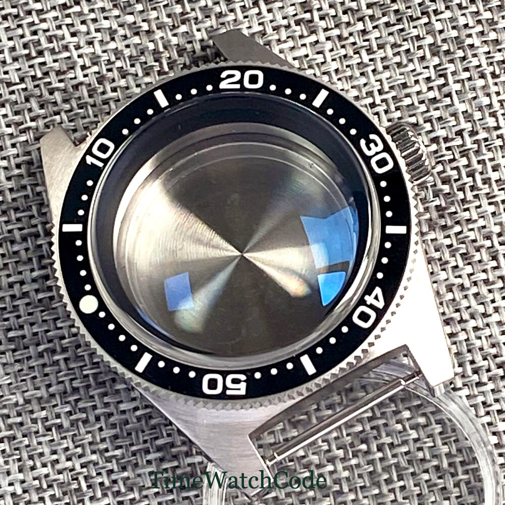 41mm 300m Diving Watch Case Fit NH35A ETA2824 PT5000 Flat/Domed Sapphire Crystal