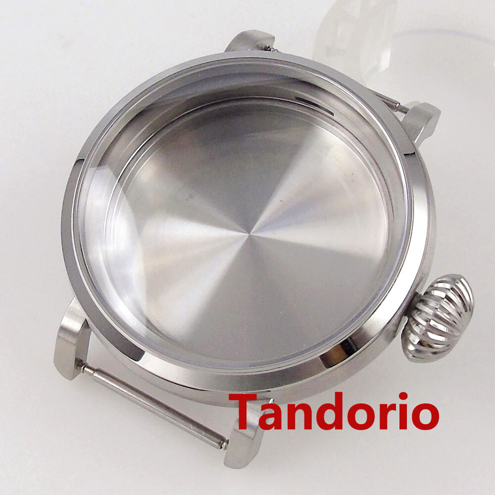 46mm Solid Cusn8 Bronze/Stainless Steel Watch Case fit NH34 NH35 ETA 2824 PT5000