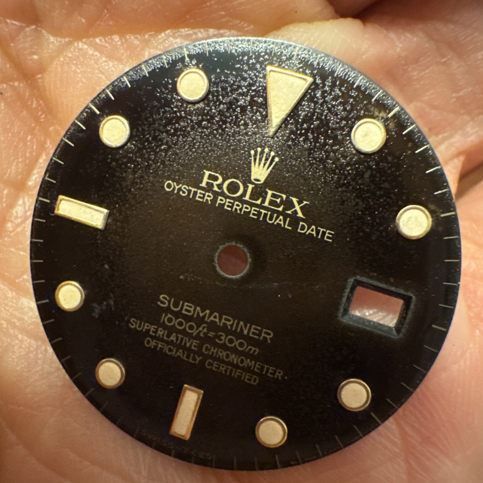 Tropical Rare Rolex Oyster Submariner 16618 16613 dial excellent Patina (S2)