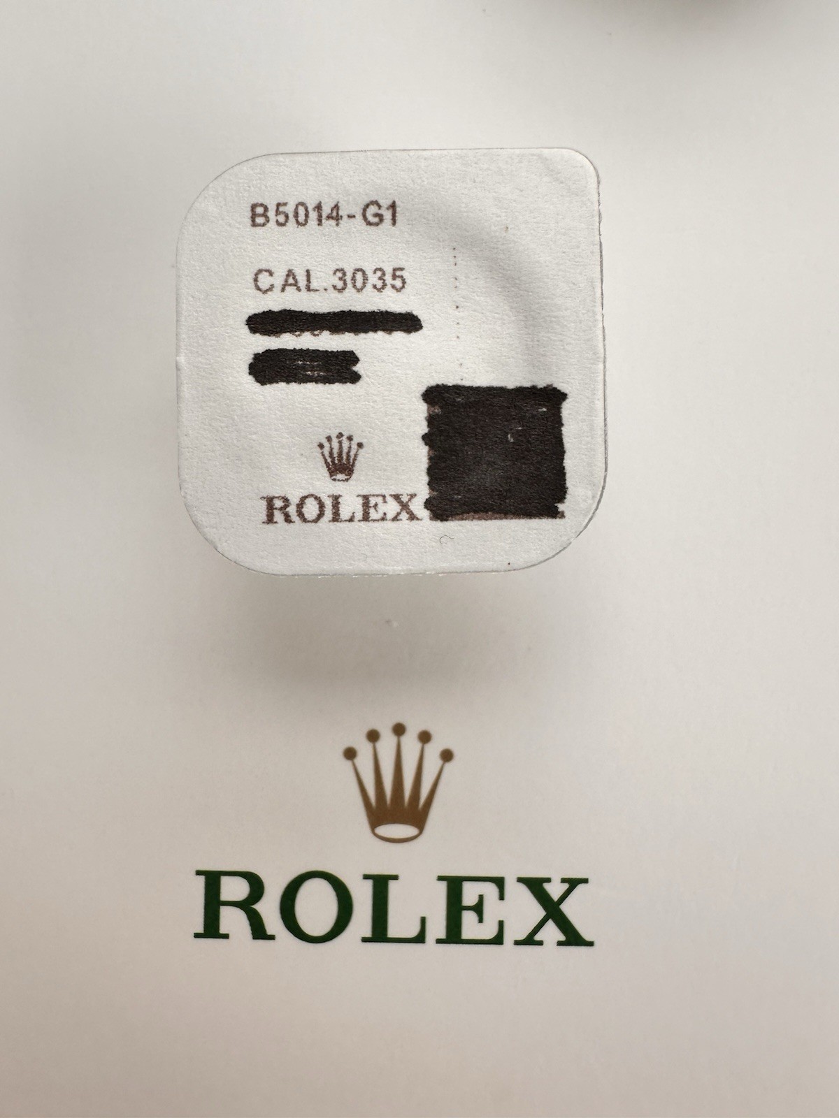 Genuine Rolex 5014 Seconds Wheel 3035, 3055, 3075, 3085 New/sealed