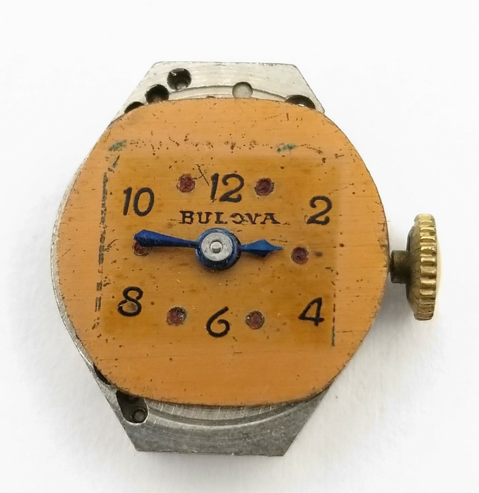 Antique Empire Swiss Wrist Watch Movement 17 Jewels Repair Steampunk #OK1040