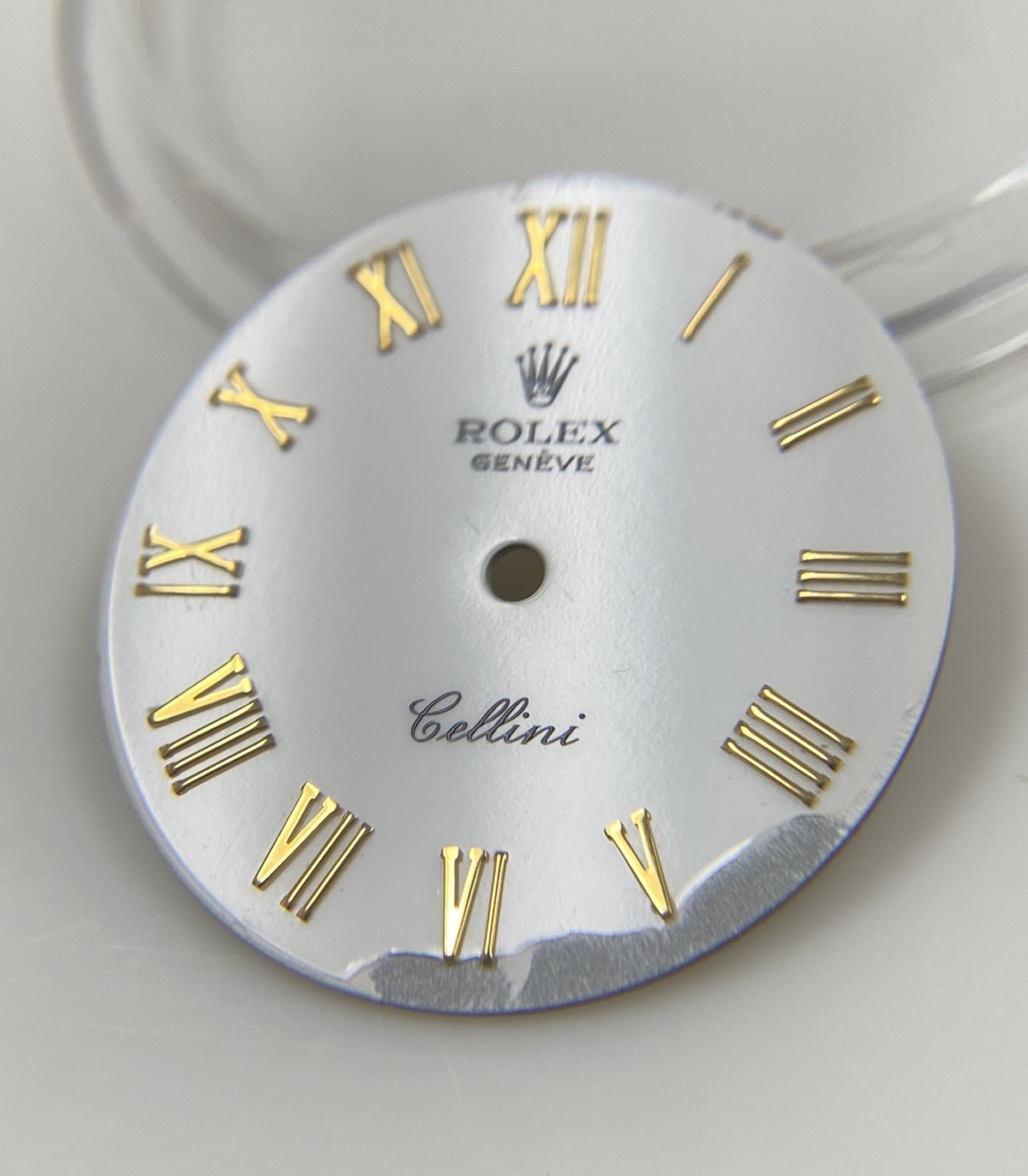 Genuine Rolex Cellini 5109/8 White /Gold Roman Cal. 1600 1601 Dial