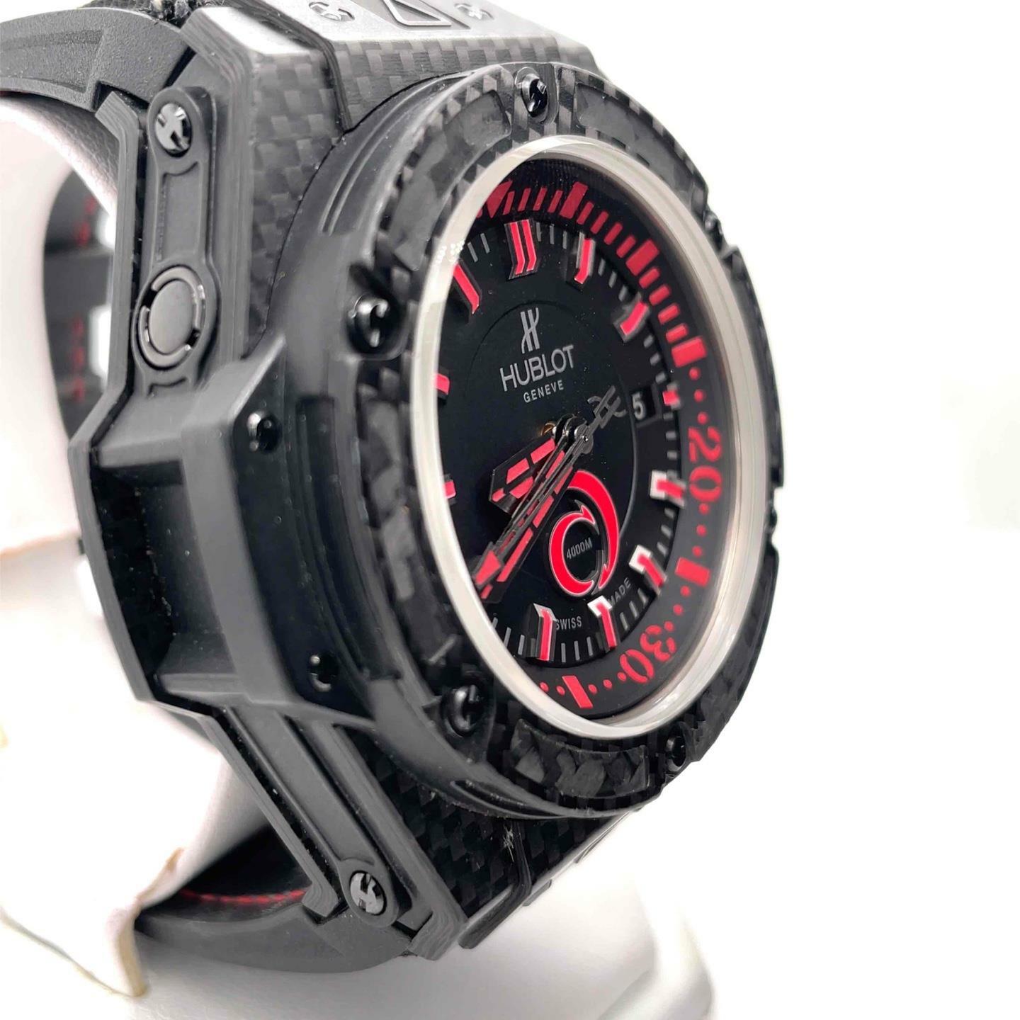 Hublot King Power Alinghi Automatic Carbon Fiber Mens Watch 731.QX.1140.NR.AGI12