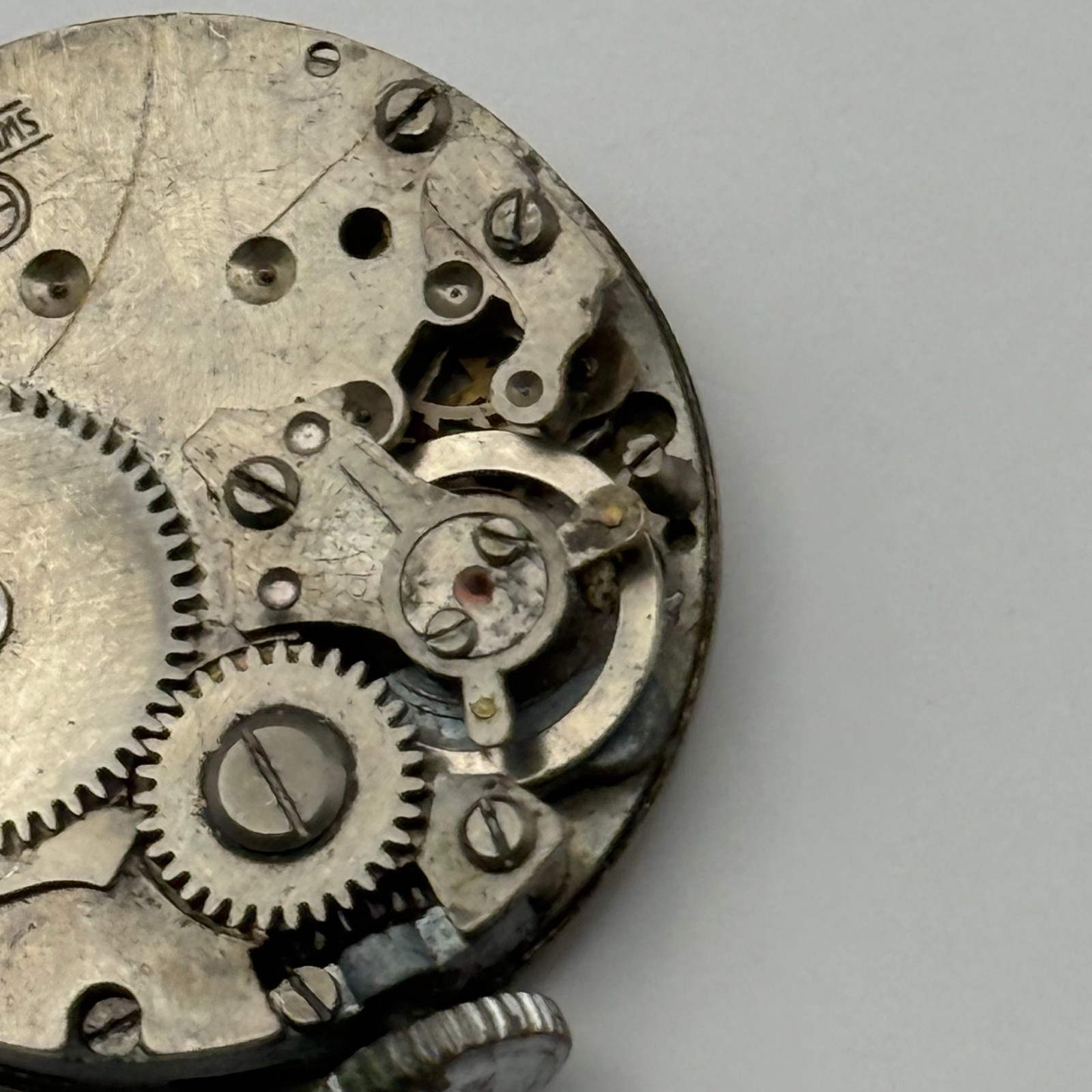Ebosa 119 Watch Movement Rocar Sub Seconds Manual Wind Vintage Parts 23.7mm