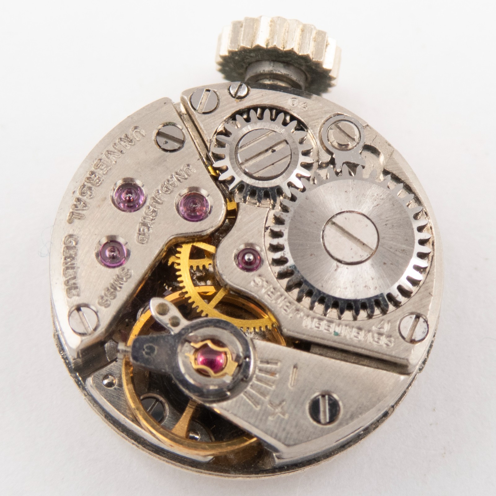 Vintage Universal Genève Caliber 04 17-Jewel Wristwatch Movement, Runs