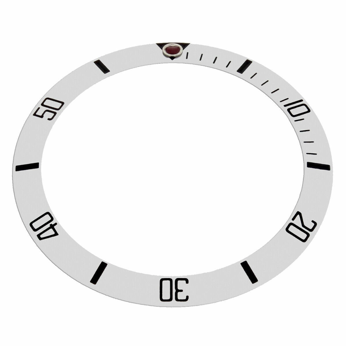 BEZEL INSERT ALUMINUM FOR ROLEX SUBMARINER SILVER 16800 16808 16610 16613 16618