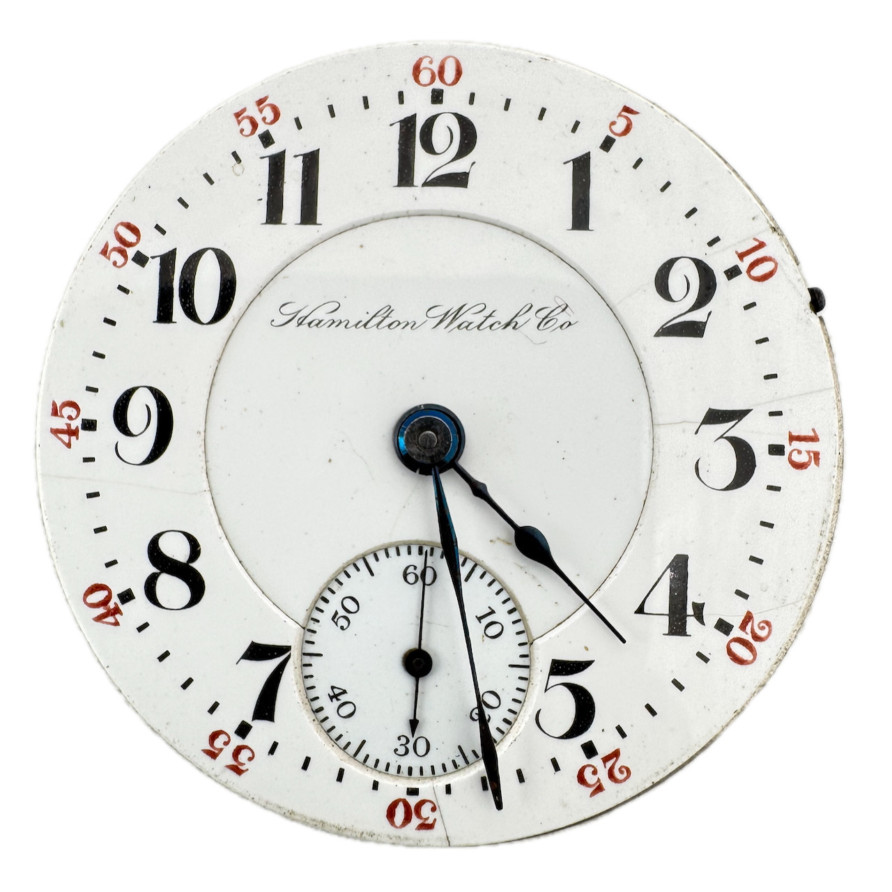 Antique 18s 1901 Hamilton 21j Mechanical Railroad Pocket Watch Movement 940 USA