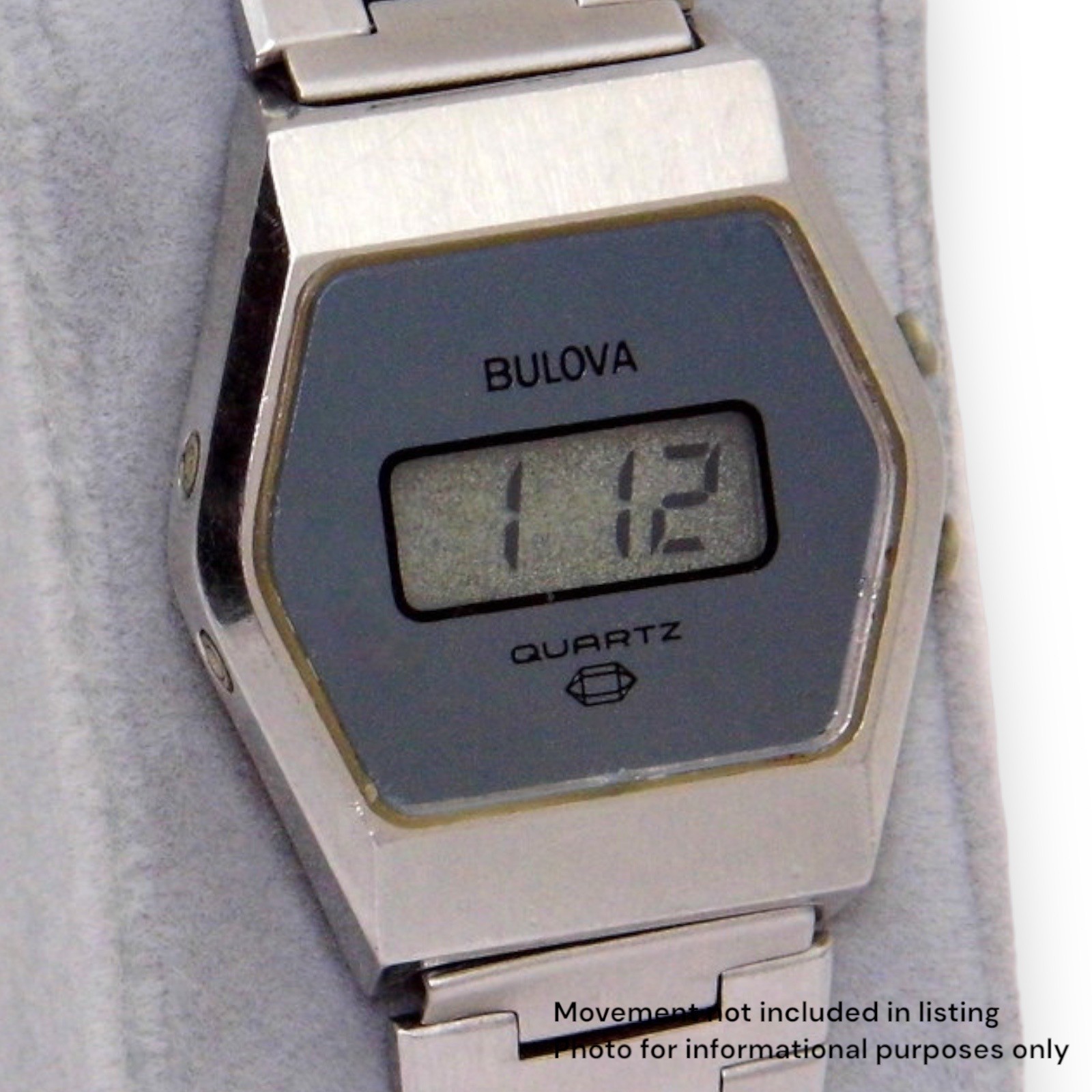 Bulova 3006.10 Quartz Watch Dial F53 Crystal w/ Gasket Digital Read!