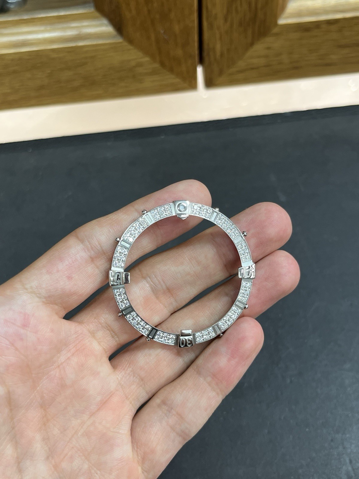 Genuine Breitling Super-Avenger Factory Diamond Bezel
