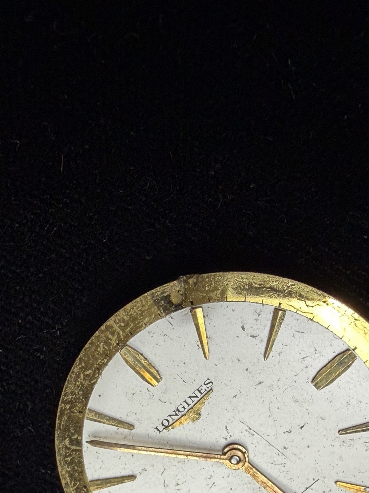 Vintage Longines Cal 23z Watch Movement Complete Running Dial Parts Repair