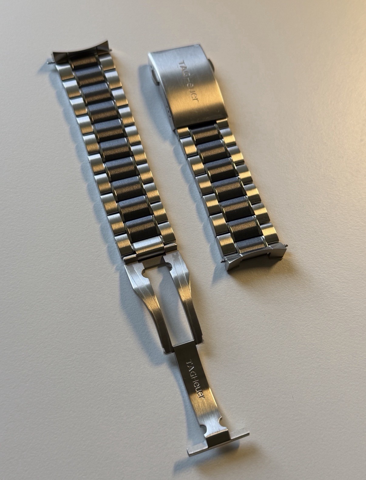 TAG HEUER 20mm Steel & Ceramic Bracelet (Ref FAA087-1) *BRACELET ONLY*