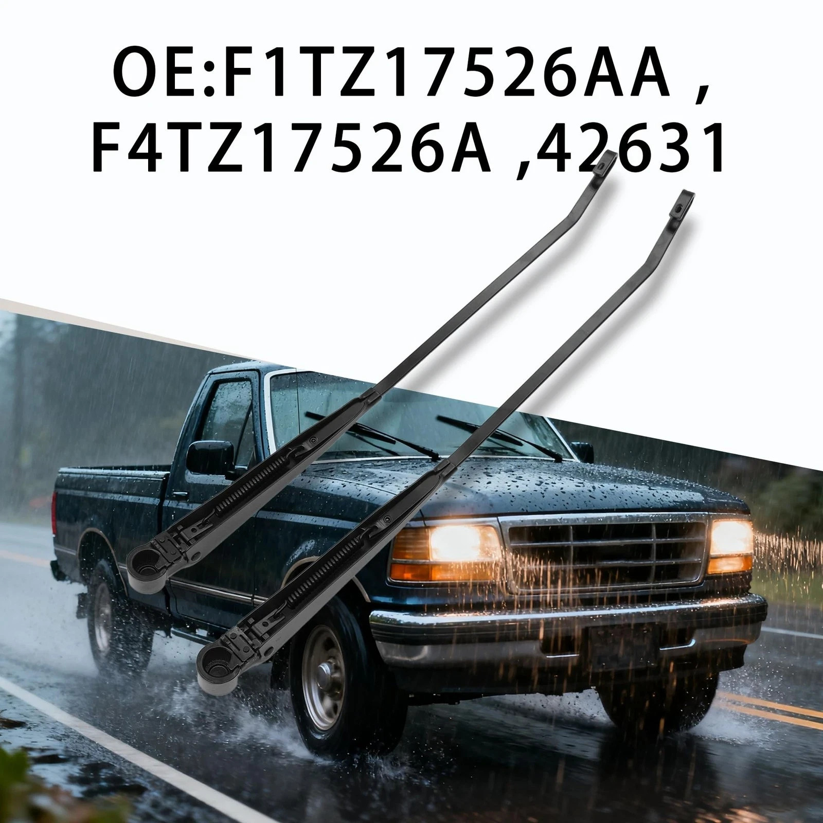42631 1 Pair Windshield Wiper Arm Anti rust UV resistant Compatible with Ford…