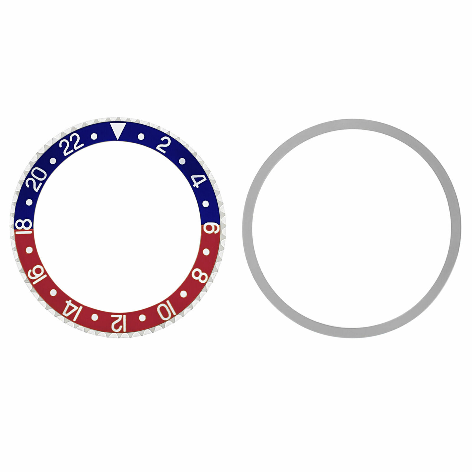 Bezel & Insert For Rolex GMT Master 1670, 1675, 16750 16753 16758 Blue Red Pepsi