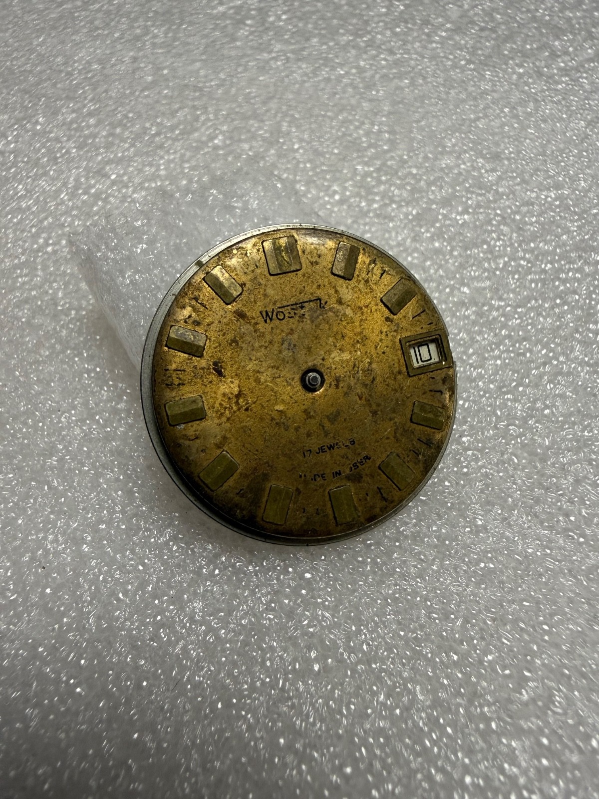 Watch movement USSR Vostok Cal.2414A plus Dial.For parts.