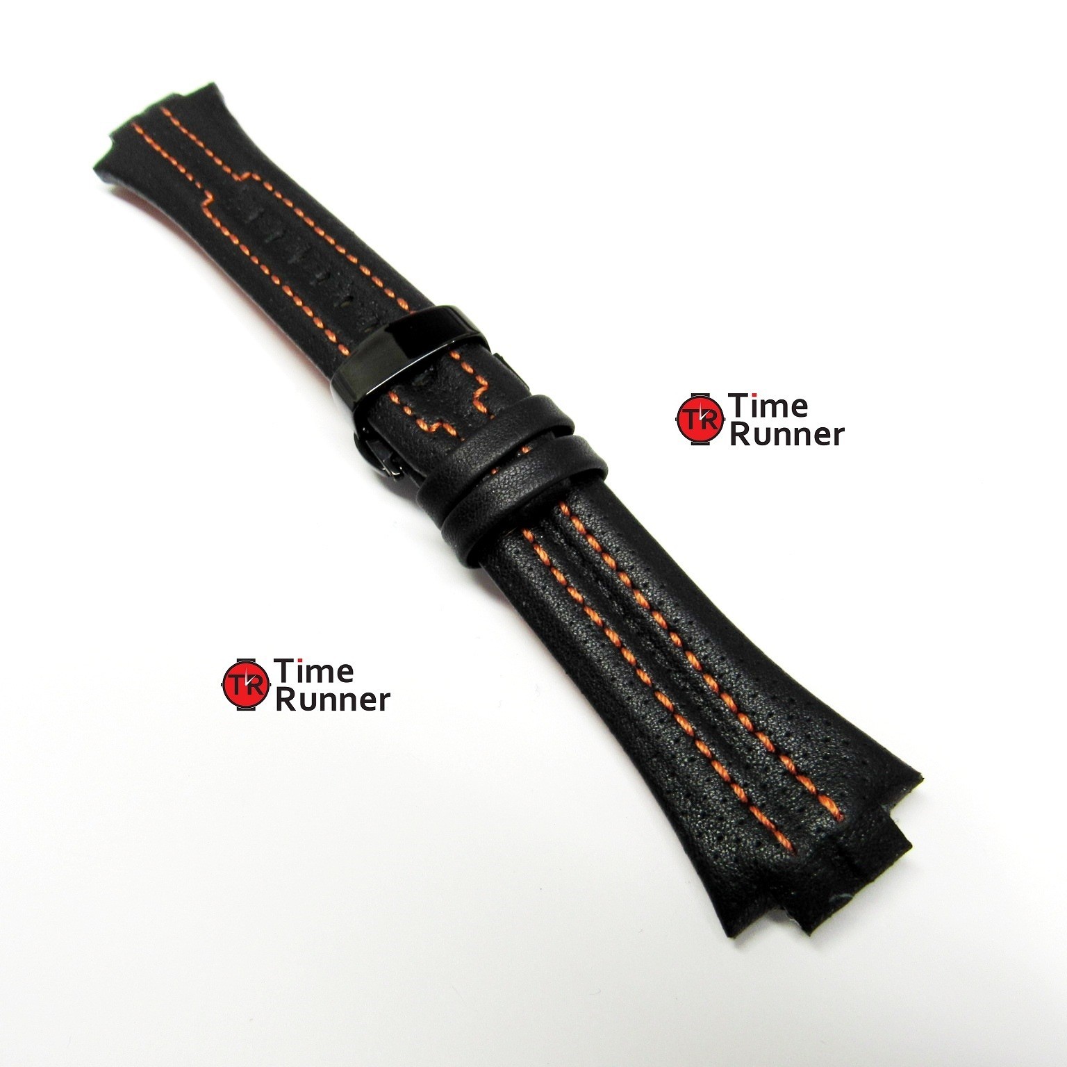 Seiko Sportura Leather Watch Band Replacement With PVD Clasp