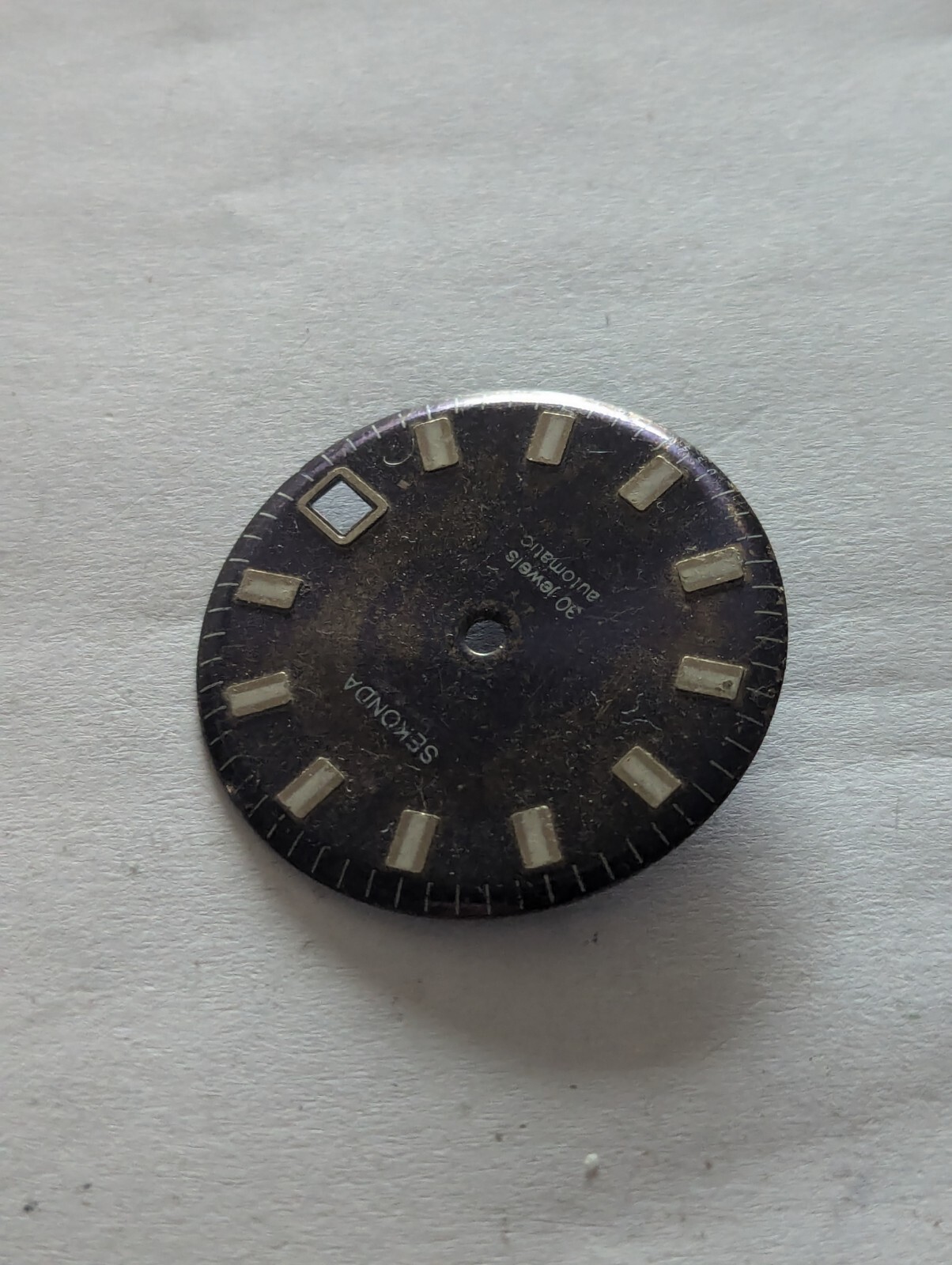 Vintage Poljot 2209 Sekonda Watch Dial (Unusual Colour & Nice Pattina