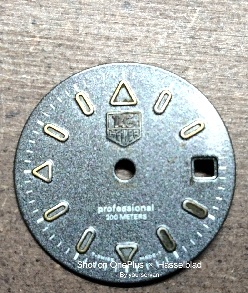 GENUINE TAG HEUER GRAY & GOLD LUMI DIAL, CRYSTAL, GASKET S94.708M 200 PRO