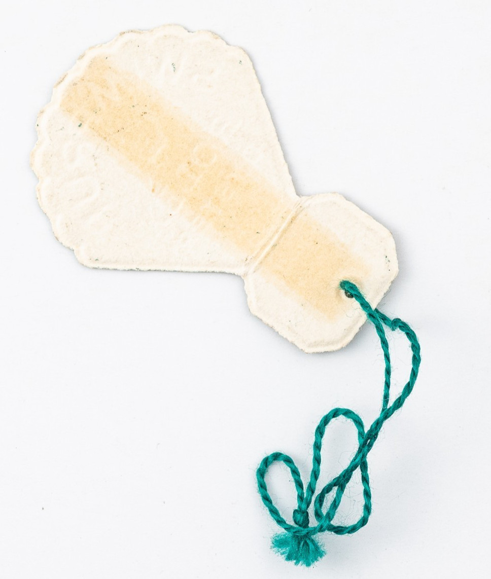 Rolex RARE 1960’s Green Foil Swimpruf Rolex Oyster Swing Hang Tag! NICE shape!
