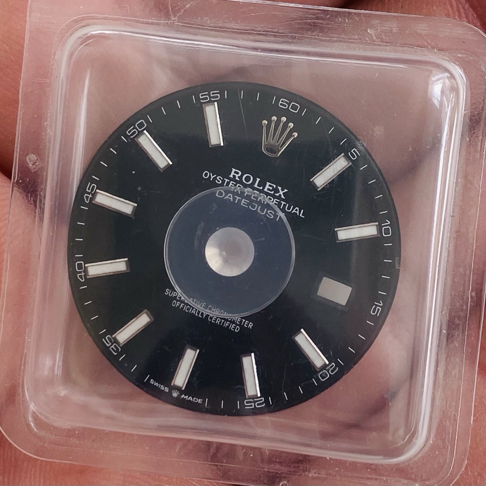Rolex NOS Black Dial For Datejust 41mm Model Ref 126300 & 126334