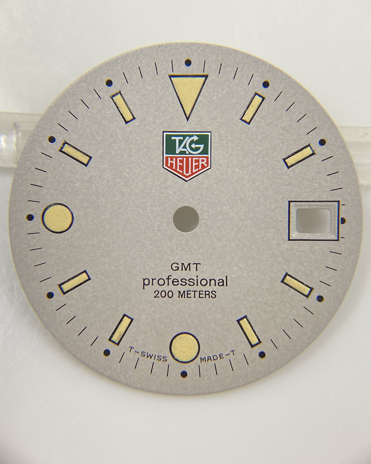 Original Tag Heuer GMT 1500 Professional 200m Grey 28mm Dial fits ETA 955.112