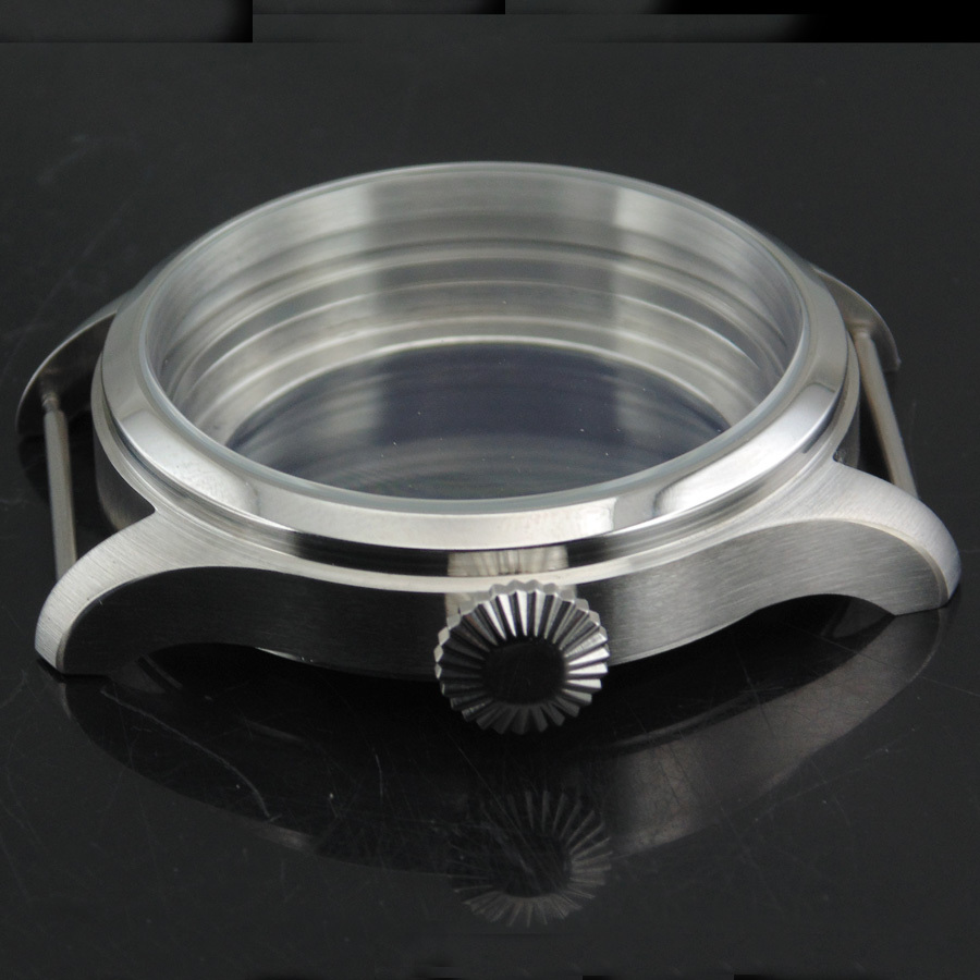 47mm 316L steel case fit eta 6497 6498 Seagull st36 movement parnis watch P75