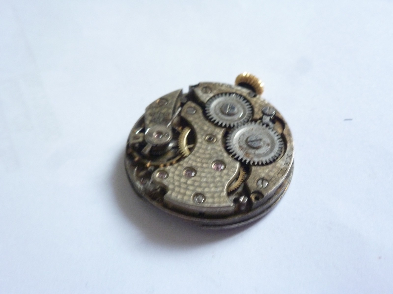 25mm Rolex Patent Manual Wind Movement PARTS defect not work balance broken