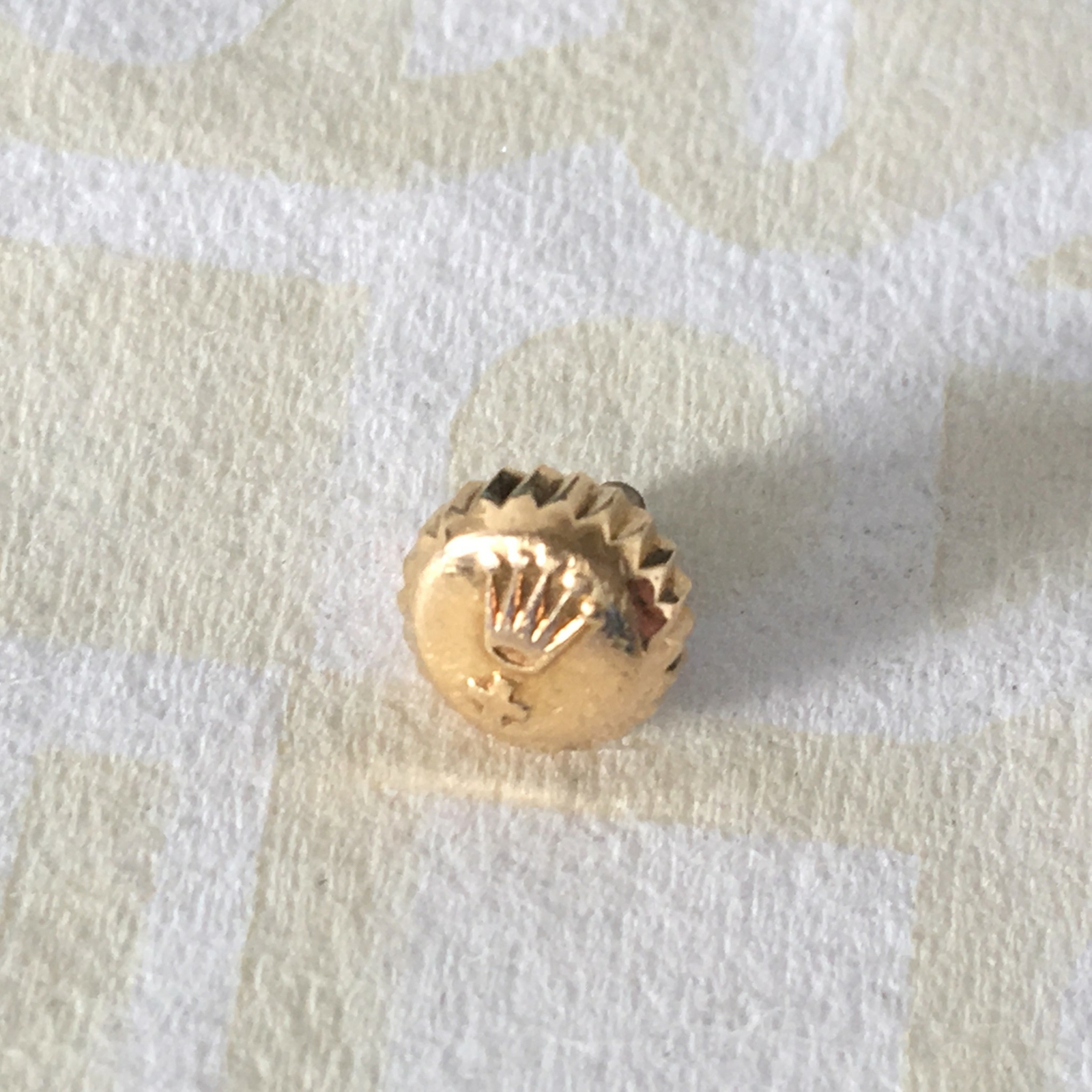 ROLEX BIG BUBBLE OVETTONE 18KT YELLOW GOLD CROSS CROWN 100% GENUINE #W1003