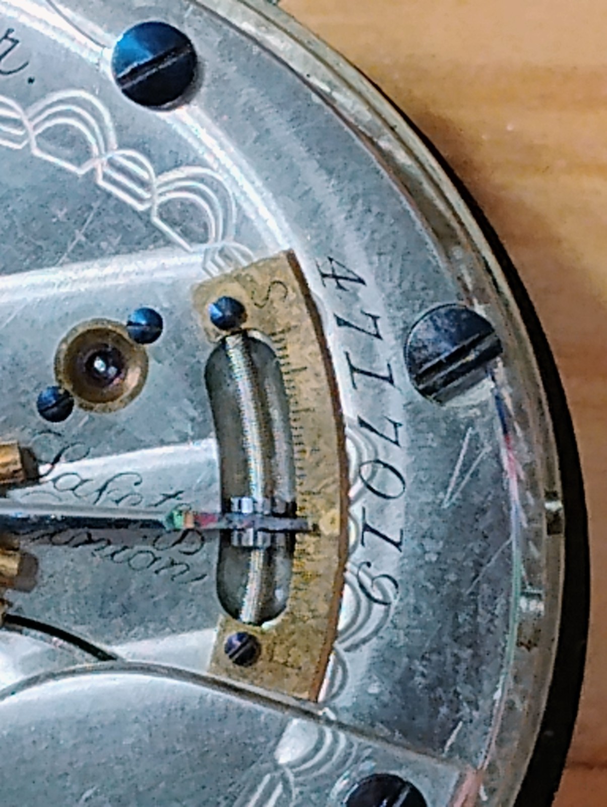 1893 Elgin G.M. Wheeler Grade 103 18s Pocket Watch Movement Non‑Running